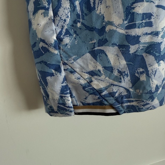 BOSS Men's Blue Patterned Shirt - Picture 5 of 6